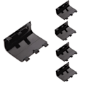 Miniatyrbilde 1 av 5: 5 stk Batterideksel Erstatningsdeler for Xbox One-kontroller Black