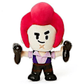 Miniatyrbillede 1 af 5: Tegneserie Brawl Spike Dukke Perifer Plush Leon Dukke Helt Legetøj Figur Spil Gave høj kvalitet MTS Colt