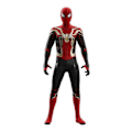 Pikkukuva 3 / 3: Aikuisten/lasten Spider-Man-asu maskilla, Spider-Man-sankari 130cm