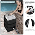 Miniatyrbilde 3 av 5: Boblebad Spa Varme Pumpe Deksel med Transparent PVC Toppvindu, Vanntett Oppblåsbar Boblebad Pumpe C