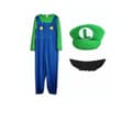 Super Mario Luigi Bros Cosplay Kostume Children's needlework XL:140CM