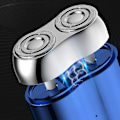 Miniatyrbillede 5 af 5: 100% Ny, mini-barberbarsel Elektrisk Skraber til Mænd USB Opladbar Skraber Hjem Rejse Blue
