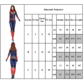 Miniatyrbillede 5 af 5: Kaptajn arvel cos tights til kvinder Captain arvel kostume M