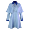 Pikkukuva 3 / 4: Velhokoulun noita Fleur Isabelle Delacour Beauxbaton Magic Cosplay -asut Hattu Naisten Koulupuku Vaatteet Cap Halloween-i Without Cap XXXL