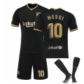 Pikkukuva 1 / 2: Fotbollssats för barn Hemma Borta T- set 21/22 - 20 21 Barcelona Away Messi 10 Kids 18 (100-110)