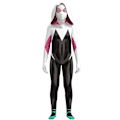 Pikkukuva 5 / 5: Hämähäkkinaisen Gwen -asu Cosplay-asu Juhlahyppyasu Asusteet Lastenvaatteet Spiderman Kasvomaalaus 190cm - Täydellinen 170cm