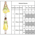 Pikkukuva 5 / 5: Prinsessa ja sammakko Tiana Cosplay-asu Prinsessamekko 5-6 Years