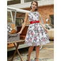 Miniatyrbilde 3 av 3: 50-talls Cosplay Rockabilly Underkjole Dame Underkjole Tutu White L