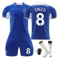 Miniatyrbillede 2 af 5: 2023-24 Chelsea Home No. 7 Sterling Nr. 8 Enzo Fodboldtrøje Sportstøj 2XL
