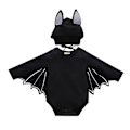 Pikkukuva 2 / 4: Halloween Kids Baby Bat Sleeve Onesie Cosplay -juhlapuku black 70cm