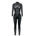 Miniatyrbilde 3 av 5: Sexy Bodysuit Black Spider Woman Spandex Halloween Cosplay Superheltkostyme for kvinner Jumpsuit L