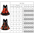 Pikkukuva 7 / 7: Halloween pitkähihainen painettu mekko Spider Web 2XL