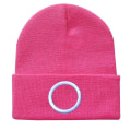 Miniatyrbillede 1 af 2: Beanie strik beanie til unge, børn, drenge, piger, Halloween-spillere RED STYLE3