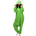 Miniatyrbild 1 av 5: Pyjamas fleece onesie vuxen djur pyjamas tecknad grön enögd monster kläder vinter pyjamas rolig Yellow Angle XL Fit 179cm-189cm