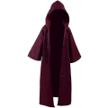 Miniatyrbild 1 av 3: Vuxen Halloween Kostym Huvtröjor Robe Cosplay Capes Huvrock red M