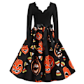 Pikkukuva 3 / 7: Halloween pitkähihainen painettu mekko Spider Web M