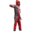 Miniatyrbillede 4 af 6: Deadpool Deluxe børnekostume red 128