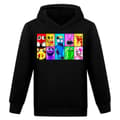 Drenge Piger ROBLOX Rainbow friends Hættetrøje Pullover Jumper Gave black 130cm