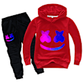 Pikkukuva 1 / 2: Halloween DJ Cosply -asu lapsille Marshmallow Set Red 120