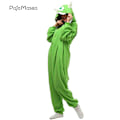 Miniatyrbild 1 av 4: Pyjamas fleece onesie vuxen djur pyjamas tecknad grön enögd monster kläder vinter pyjamas rolig White  Angle XL Fit 179cm-189cm