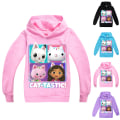 Miniatyrbilde 2 av 3: Barn Jenter Gabby Dollhouse Casual Hoody Sweatshirt Topp pink 160cm