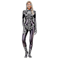 Miniatyrbillede 1 af 4: Spiderman-bodysuit til kvinder Halloween Cosplay-kostume M Rød X Black L