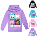 Miniatyrbilde 2 av 3: Barn Jenter Gabby Dollhouse Casual Hoody Sweatshirt Topp purple 160cm