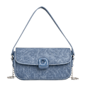 Miniatyrbillede 6 af 7: High-end lille taske trendy all-match taske niche mode black large