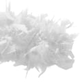 Miniatyrbild 3 av 3: tectake Fluffig fjäderboa Vit