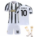 Miniatyrbillede 1 af 6: Børne/voksne Juventus hjemmefodboldsæt og sæt DYBALA-10-Orange DYBALA-10-white 16
