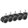 Kontorsstolshjul, 5-pack, Passar IKEA-stol (10mm x 22mm) Kraftig-FA-