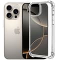 iPhone 16 Pro Skal - Extra Stöttåligt och Slitstarkt Transparent