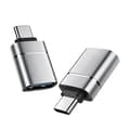 Miniatyrbillede 1 af 5: 2-pak USB 3.0 til Type-C adapter med elegant sølvfinish 10
