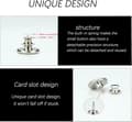 Miniatyrbild 4 av 4: Avtagbara jeansknappar 10-pack Silver Perfect Fit Button 24 Silver