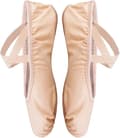 Balletdansesko Split Sål Flade Gymnastik Dansesko Lyserød 8.5 UK child Lightpink