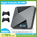 Pikkukuva 1 / 9: KINHANK Retro Videopelikonsoli Super Console X2 Pro 90000 Videopelillä PS1/DC/MAME/SS:lle Peliohjaimella Lapsille Lahjaksi Pelilaatikko 128GB Wireless Grip*4