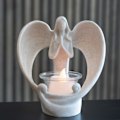 Miniatyrbild 5 av 5: Änglafigurer Värmeljushållare