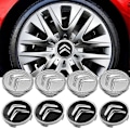 Miniatyrbillede 4 af 4: 60mm Bilhjul Centerkapsler Til Citroen C2 C3 C4 C5 C1 Elysee GX Picasso Saxo Cactus Ds3 Ds4 Ds6 Navkapsel Tilbehør