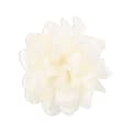 Romantisk Ros Brosch Tyg Ros Blomma Pin-up Brosch VIT white
