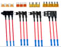 12-pack 12V-24V 20A Mini Säkringshållare för Bilar, Adaptrar