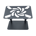 Miniatyrbillede 5 af 8: Computerbord Stand Aluminiumlegering Foldbar Justerbar Højde Laptop Kølebeslag til Laptop Notebook Tablet