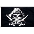 Jolly Roger Piratflagg 150*90CM #20 (Fww){F3}