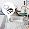 Miniatyrbilde 4 av 5: Vask Hull Plugg 4 Pakning (1 til 1,2 tommer i diameter) Vask Kran Hull Plugg