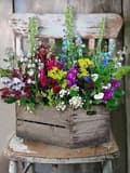 (30 × 40 cm, Blomma J) DIY Diamantmålning, Blommor 5d Diamant P