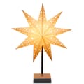 Stjernebordlampe fra Star Trading, 3D papirstjerne