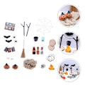 Pikkukuva 2 / 4: 26 kpl Halloween-miniatyyrit Mini-koristeet Miniatyyri Halloween-kylä Tarvikkeet Sekoitettu väri 10x2c Assorted Color Assorted Color 10x2cm