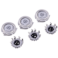 Miniatyrbilde 3 av 5: 3x Barberhøvel Erstatningsblader Barberhoder for SH50 HQ8