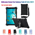 Miniatyrbilde 2 av 4: Silikondeksel Samsung Tab A7 Lite 8.7 tommer 2021 T220 T225, svart