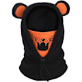 Miniatyrbillede 1 af 5: Børne vinter varm ridestøvle Balaclava hue Træk-over hue Tyk polar fleece kold hue Orange tiger