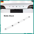 Miniatyrbilde 2 av 5: 3D matt svart Tesla tekst bagasjelokk emblem